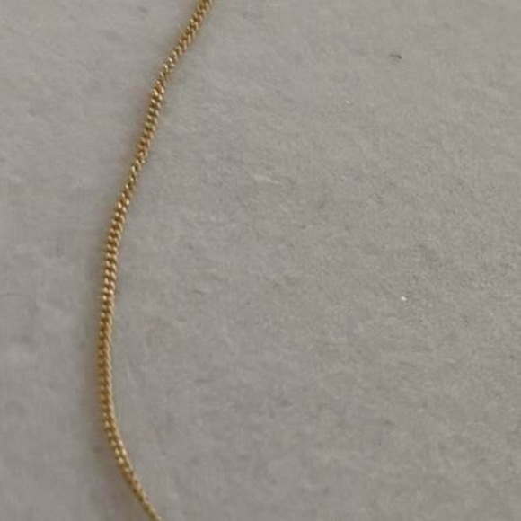Vintage 10k Solid Gold Yellow Gold 17.25” Dainty Chain Necklace - Picture 4 of 7